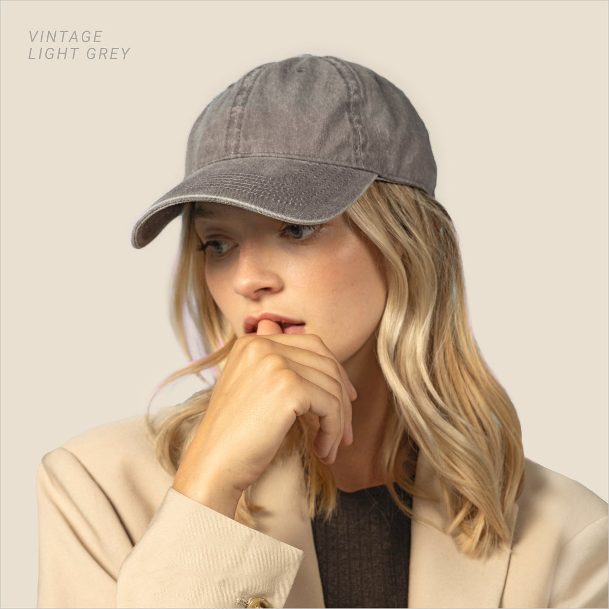 Classic Pigment Dyed Baseball Cap – Washed Cotton Baseball Cap Dad Hat