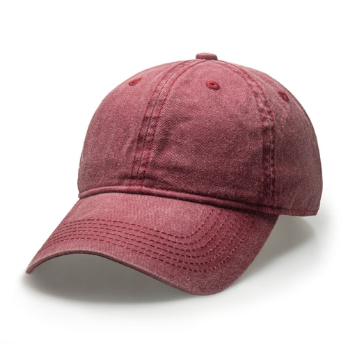 Classic Pigment Dyed Baseball Cap – Washed Cotton Baseball Cap Dad Hat