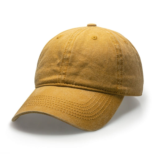 Classic Pigment Dyed Baseball Cap – Washed Cotton Baseball Cap Dad Hat