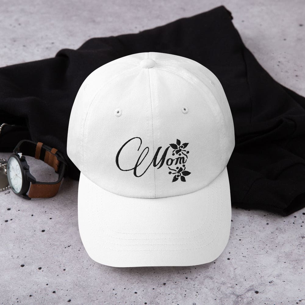 Embroidered Baseball Cap - Adjustable - Mom